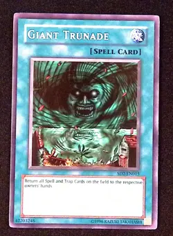 Giant Trunade YuGiOh Structure Deck: Warrior's Triumph Spell Common - Image 1