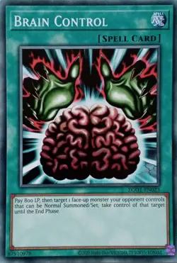 EGO1-EN023 BRAIN CONTROL COMMON UNLIMITED EDITION YuGiOh CARD - Image 1