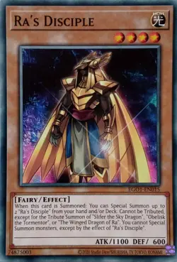 EGO1-EN015 RA'S DISCIPLE COMMON UNLIMITED EDITION YuGiOh CARD - Image 1