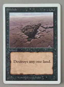 MTG Magic the Gathering - Sinkhole - GD - Unlimited - Image 1