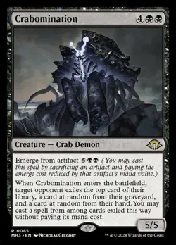 1 x Crabomination - Foil - Prerelease Promo - Modern Horizons 3 - NM-Mint - MTG - Image 1