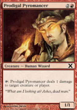 1x Prodigal Pyromancer - Foil MTG 10th Edition NM Magic Foil - Image 1