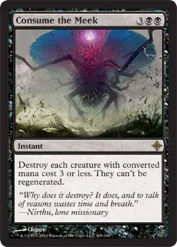 1x Consume the Meek MTG Rise of the Eldrazi NM Magic Regular - Image 1