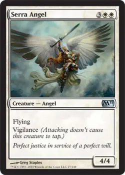 4x Serra Angel MTG Magic 2011 (M11) NM Magic Regular - Image 1