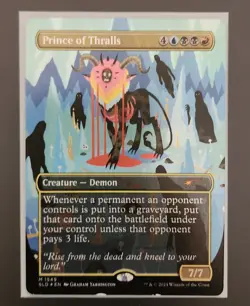 Mtg Secret Lair Prince Of Thralls Rainbow Foil NM - Image 1