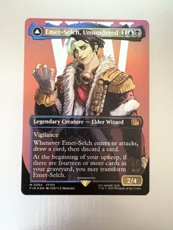 Emet-Selch, Unsundered - 394 - Magic: Final Fantasy MTG - Borderless Mythic FOIL - Image 1