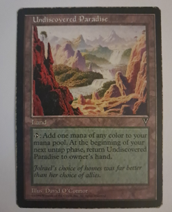 Undiscovered Paradise HP MTG Magic the Gathering Visions Reserved List - Image 1