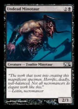 4x Undead Minotaur MTG Magic 2014 (M14) NM Magic Regular - Image 1