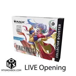 Magic the Gathering MTG Final Fantasy Collector Booster Omega Pack LIVE OPENING - Image 1