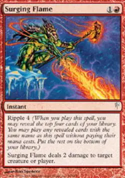 4x Surging Flame MTG ColdSnap NM Magic Regular - Image 1