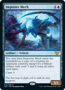 1 x Imposter Mech - Commander: Kamigawa: Neon Dynasty - NM-Mint - MTG - Image 1
