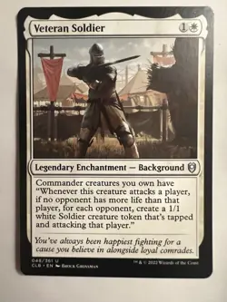 MTG Veteran Soldier (48/361) Commander Legends Battle for Baldur's Gate - Image 1