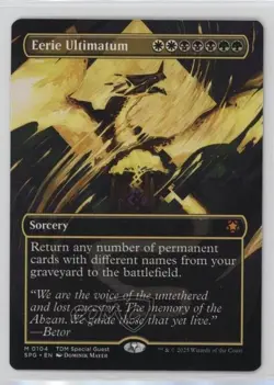 Eerie Ultimatum (Borderless) Magic: Special Guests #0104 5bz - Image 1