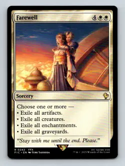 #242 Farewell 2025 Final Fantasy Commander ~ Rare - Image 1