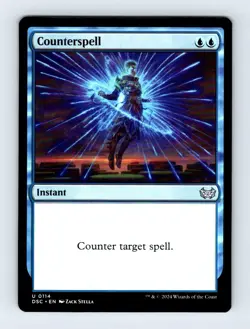 #114 2024 Duskmourn: House of Horror Commander * Counterspell Uncommon - Image 1