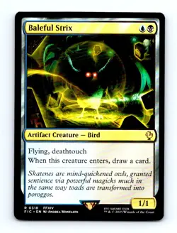 #318 2025 Final Fantasy Commander ^ Baleful Strix Rare - Image 1