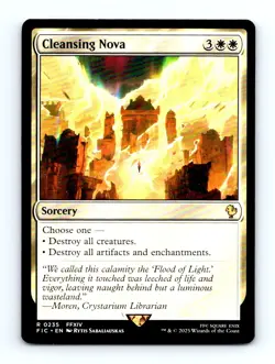 #235 2025 Final Fantasy Commander ~ Cleansing Nova Rare - Image 1