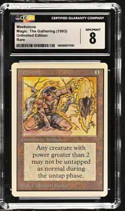 MEEKSTONE Unlimited Rare CGC 8 Vintage MTG [Nostalgium] - Image 1