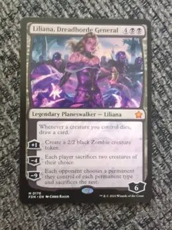 Liliana, Dreadhorde General - Foundations MTG Plus Bonus Rare!!! - Image 1