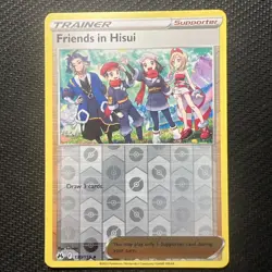 Pokemon TCG Friends In Hisui Reverse Holo Uncommon Crown Zenith 130/159 - Image 1