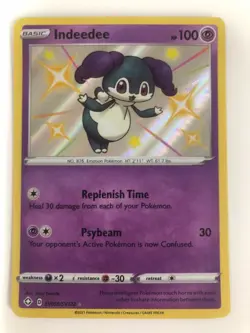 Pokemon Indeedee Shining Fates Shiny Vault 2021 NM Foil SV059/SV122 Box 4 - Image 1