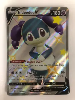 Pokemon Indeedee V Shining Fates Shiny Vault 2021 NM Foil SV114/SV122 Box 4 - Image 1