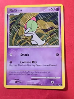 2008 Pokemon Organized Play Series 7 #15 Ralts, C, NF/H, cd2 - Image 1