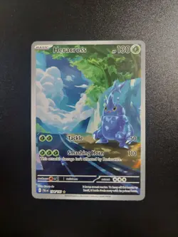 Pokemon TCG Heracross 194/193 Paldea Evolved Illustration Rare Alt Art NM - Image 1