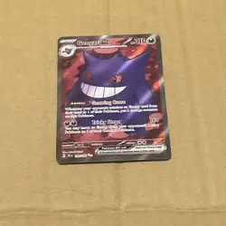 Pokemon Gengar EX TCG Full Art Holo Card 193/162 Temporal Forces Ultra Rare - Image 1