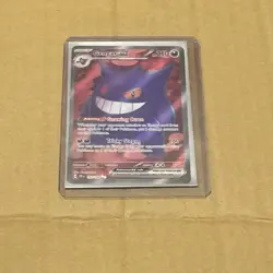 Pokemon Gengar EX TCG Full Art Holo Card 193/162 Temporal Forces Ultra Rare - Image 3