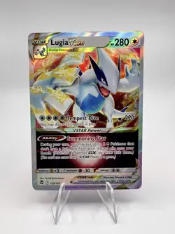 Lugia VSTAR 139/195 Pokemon Sword & Shield Silver Tempest Ultra Rare - NM - Image 1