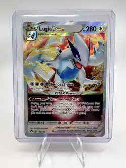 Lugia VSTAR 139/195 Pokemon Sword & Shield Silver Tempest Ultra Rare - NM - Image 3
