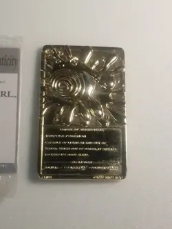 23K Gold Plated Poliwhirl 1999 Burger King Pokemon Trading Card - Image 4