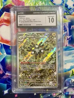 2024 POKEMON BLACK STAR PROMO #159 MAGNETON CGC 10 Gem Mint - Image 1