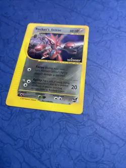 Pokemon Rocket's Scizor #4 Best of Game Winner Promo - Image 2