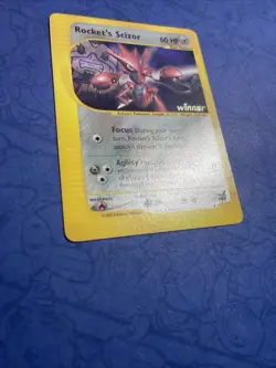 Pokemon Rocket's Scizor #4 Best of Game Winner Promo - Image 3