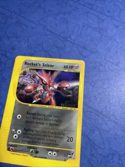 Pokemon Rocket's Scizor #4 Best of Game Winner Promo - Image 5