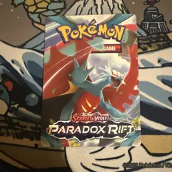 Pokemon Paradox Rift Roaring Moon Trainer Tips Card - Image 1