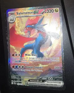 Salamence EX 187/159 Pokemon TCG Journey Together chase card - Image 1