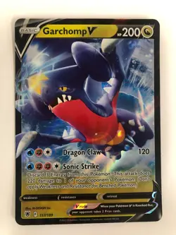 Pokemon Garchomp V - SWSH10: Astral Radiance 2022 NM Foil 117/189 Box 3 - Image 1