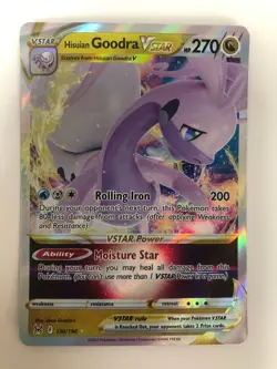 Pokemon Hisuian Goodra VSTAR SWSH11 Lost Origin NM 2022 Foil 136/196 Box 3 - Image 1