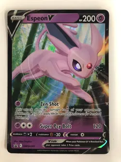 Pokemon Espeon V SWSH Sword & Shield Promo cards NM 2022 Foil SWSH201 Box 3 - Image 1
