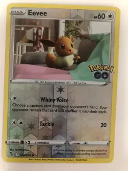 Pokemon Eevee Pokemon GO NM 2022 Foil 054/078 Box 3 - Image 1