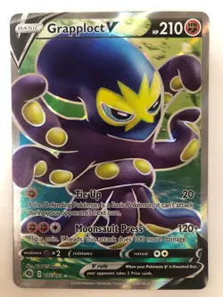 Pokemon Grapploct V Full Art Champion's Path NM 2020 Foil 072/073 Box 3 - Image 1