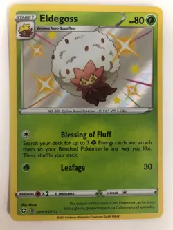 Pokemon Eldegoss Shining Fates Shiny Vault NM 2021 Foil SV011/SV122 Box 3 - Image 1