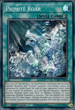 Primite Roar - Super Rare 1st Edition ROTA-EN059 - NM - YuGiOh - Image 1