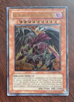 Yugioh Red Dragon Archfiend/Assault Mode CRMS-EN004 Ultimate Rare LP Foil - Image 1