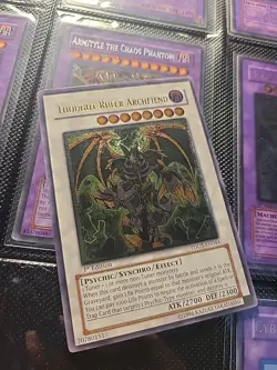 Yugioh Thought Ruler Archfiend TDGS-EN044 Ultimate Rare 1st Ed - Image 1