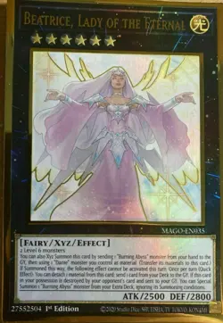 Beatrice, Lady of the Eternal MAGO-EN035 Premium Gold Rare Yugioh - Image 1