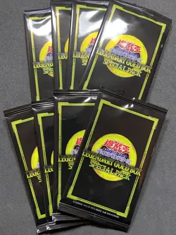 8x Yugioh Legendary Gold Set Special Packs Japanese Sealed Lot - Image 1